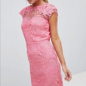 Paper Dolls pink/coral dress never worn